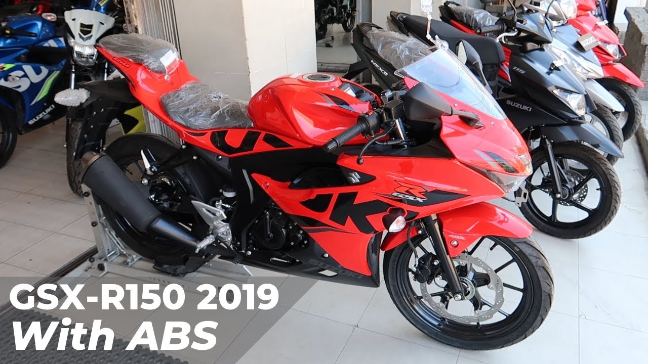 Suzuki GSX-R 150 Strong Red 2019 With ABS - YouTube
