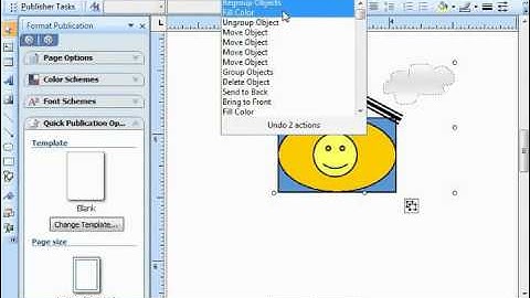 Publisher 2003 Tutorial The Undo Button Microsoft Training Lesson 6.9