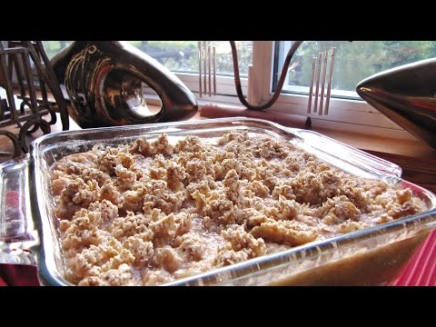 Apple Crumble Recipe with Rhubarb