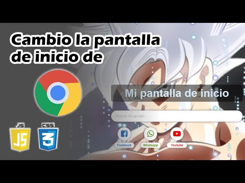 Personalizar pantalla de inicio de Google Chrome + Código para programadores