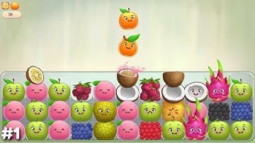 Fruit Merge: Juicy Drop Game - All Levels Gameplay Part 1 - (iOS, Android)