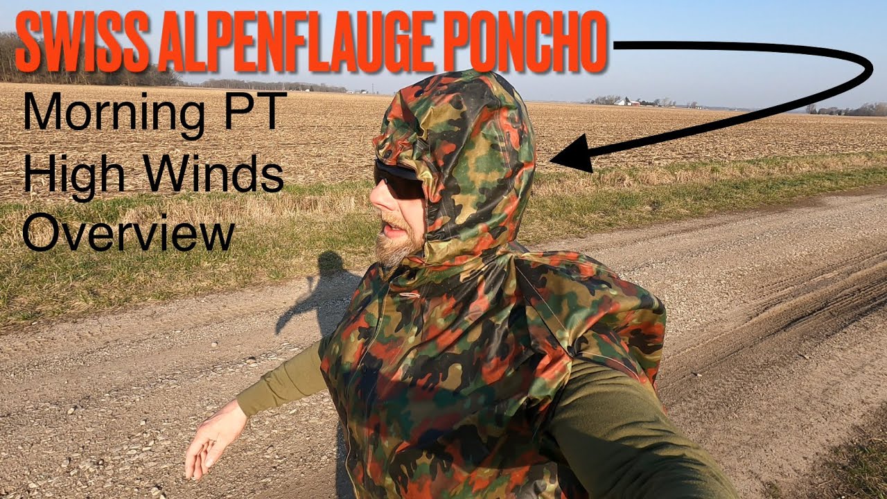 Swiss Alpenflauge Poncho Morning PT and Overview - YouTube