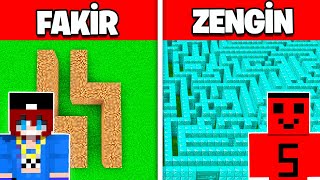 Zengi̇n Vs Faki̇r Labi̇rent Yapi Kapişmasi - Minecraft