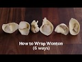 How to Wrap Wonton