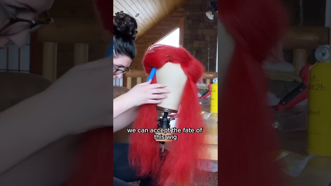 Making an Ariel Wig! Little Mermaid Shipwrecked outfit! Sewing a Disney princess cosplay cuz why not