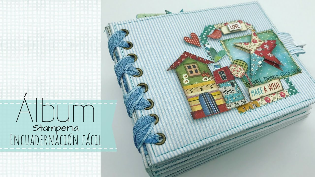 Scrapeando con Rocío: Tutorial mini álbum scrapbook súper fácil con  encuadernación enrollada.