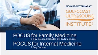 POCUS for Family or Internal Medicine Courses at GCUS