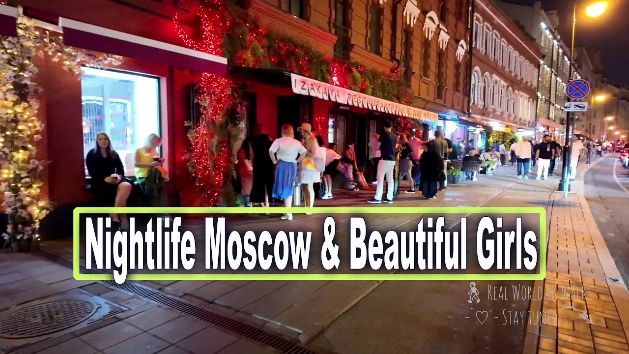 🔥 Moscow After Dark 2025 🔥 Latest Myths of Nightlife in Russia! 4K HDR