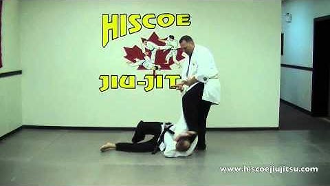Self Defense Technique -  Bear hug under the arms from the rear held high - Hiscoe Jiu-Jitsu
