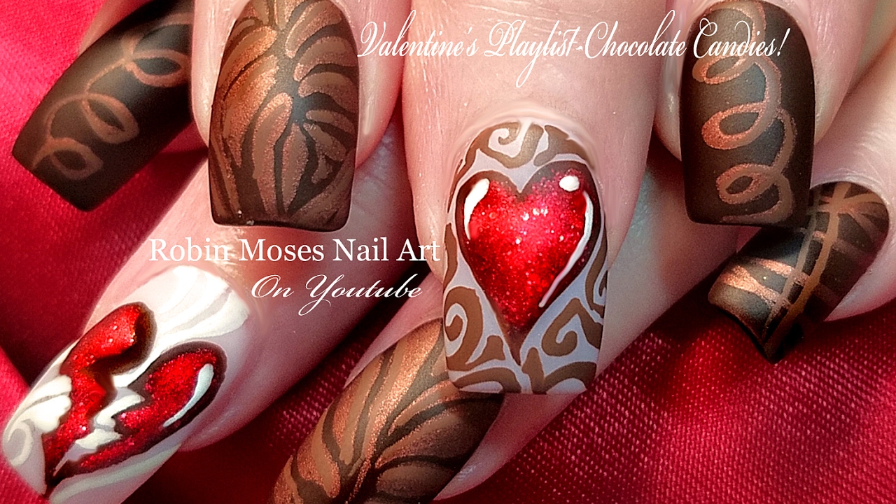 Chocolate Nail Art Ideas - wide 7