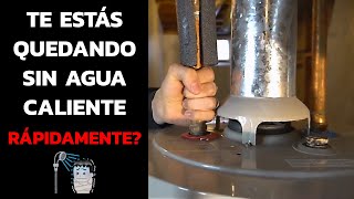 El calentador de agua se queda sin agua caliente - Aquí está la razón