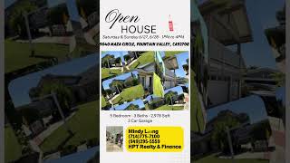 HPT Realty Open House this weekend Sat/Sunday 6/27&amp;6/28 1-4PM #hptrealty#realestate#fountainvalley
