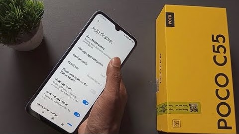 How to remove app drawer search bar in poco, home screen search bar problem, app drawer settings