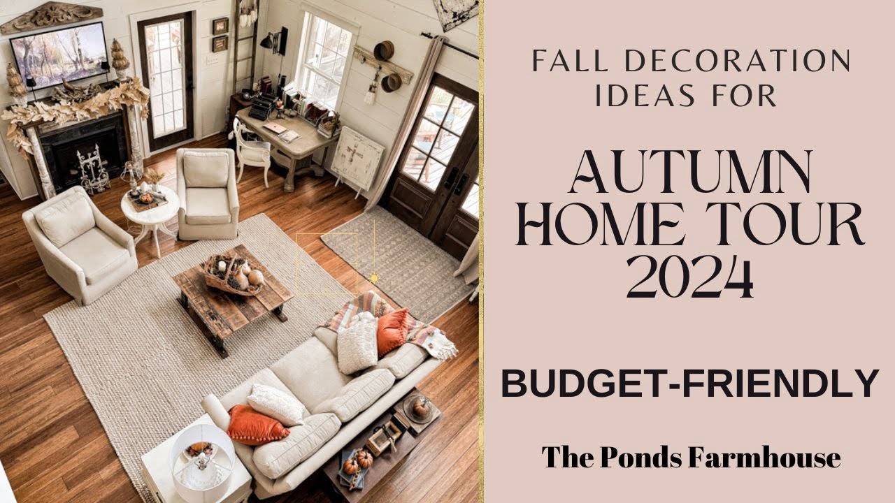 Budget Fall Home Decorations: Autumn Home Tour 2024 - YouTube