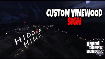 Custom Vinewood Sign In GTA 5 RP (FiveM) | GTA 5 Codewalker Adding/Replacing Props
