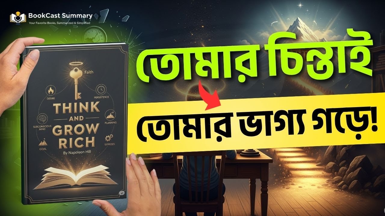 সফলতার আসল ফর্মুলা – Think and Grow Rich Book Summary | Bengali Book Summary | BookCast Summary 🎧📚