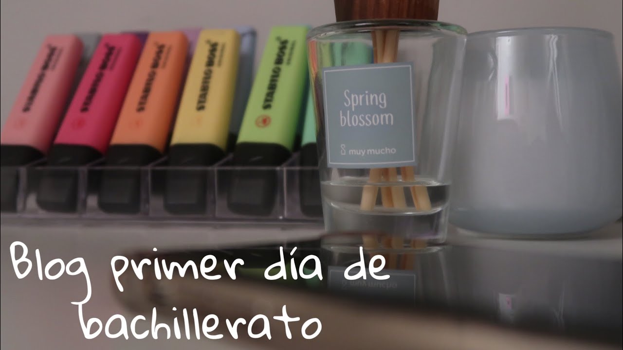 Primer dia de bachillerato (primeras impresiones) + haul  mini de material escolar