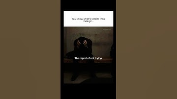 Failure fades, but regret lasts forever. ⚡ #shorts