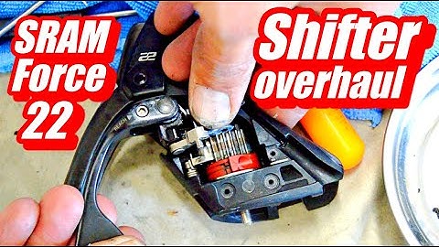 Sram Force 22 Shifter Overhaul