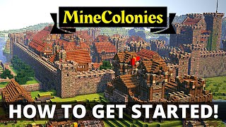 MineColonies  How To Get Started: Modded Minecraft