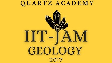 IIT-JAM Geology 2017 | Complete solution