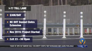 Cold weather could further delay behind-schedule I-77 toll lane project