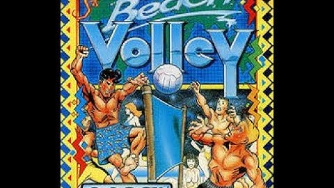 Beach Volley - Commodore 64 Cassette C64 (Full Loading & Gameplay)