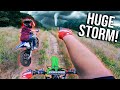 Chasing TORNADOES On Dirtbikes!