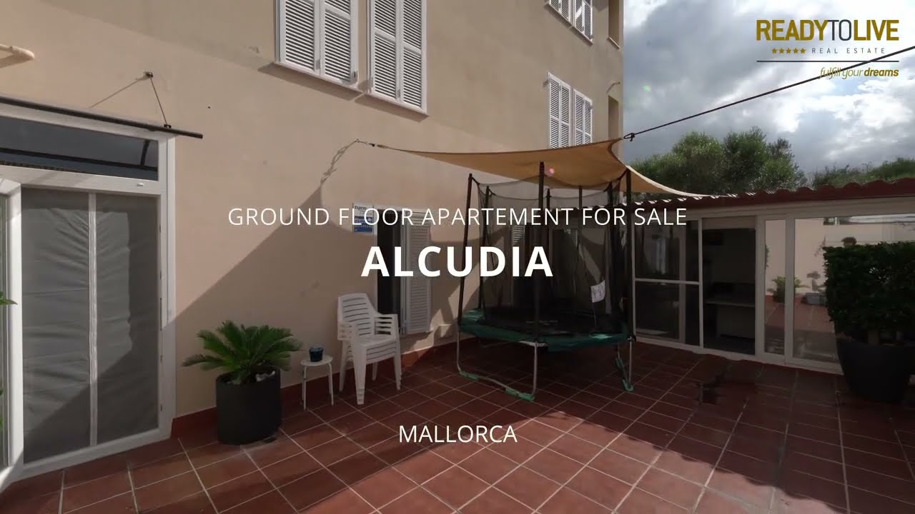 FOR SALE GROUND FLOOR APARTMENT PLA 511 IN ALCUDIA BY READYTOLIVE MALLORCA real estate