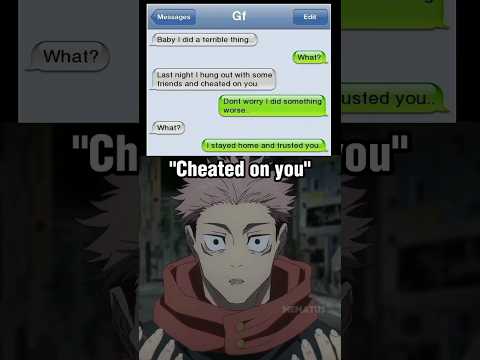 'I cheated on