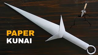 How to Make a Paper Kunai | Easy Origami Ninja Knife Tutorial | DIY Paper Weapon