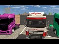 American truck simulator gameplay: Cargo transport on difficult terrain and highways