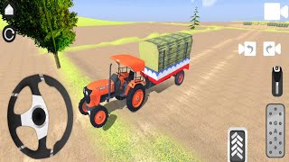 Modified kobata Tractor Heavy Driving | Android Gameplay | Simulator Game play 