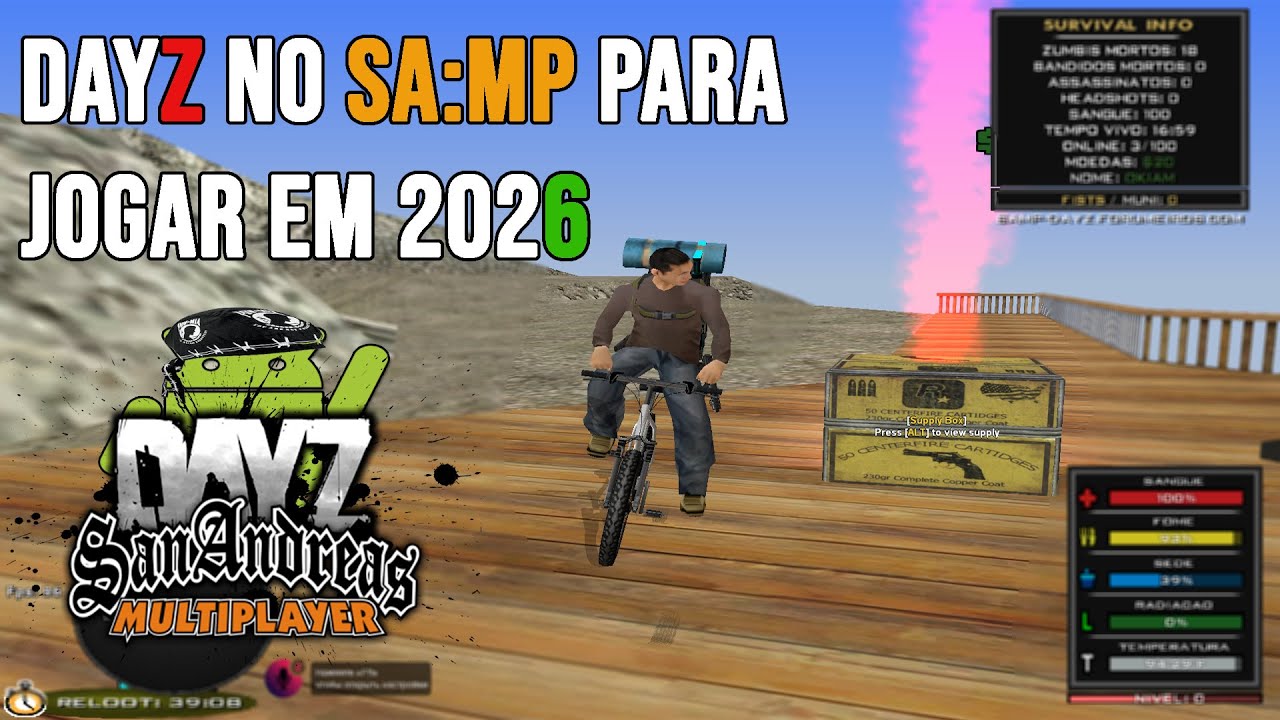 SAMP DAYZ PARA JOGAR AGORA EM 2026 NO ANDROID E PC