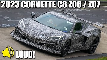 NEW 2023 CORVETTE C8 Z06 Z07 Prototype Testing At The NÜRBURGRING!