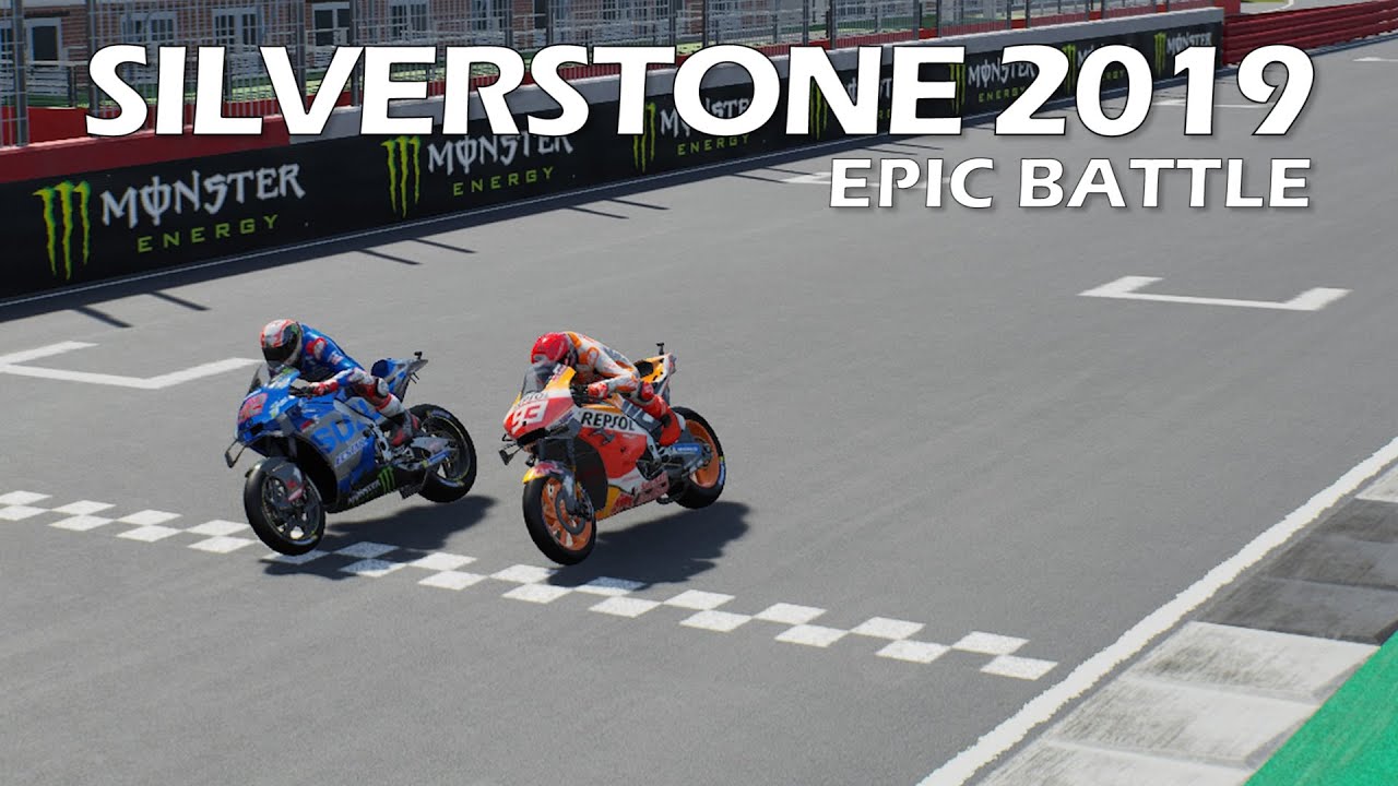 MotoGP™ Silverstone 2019 Alex Rins VS Marc Marquez - YouTube