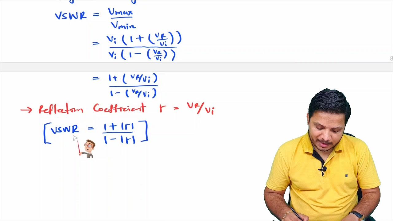 VSWR Voltage Standing Wave Ratio, Maximum Impedance & Minimum Impedance of Transmission Line
