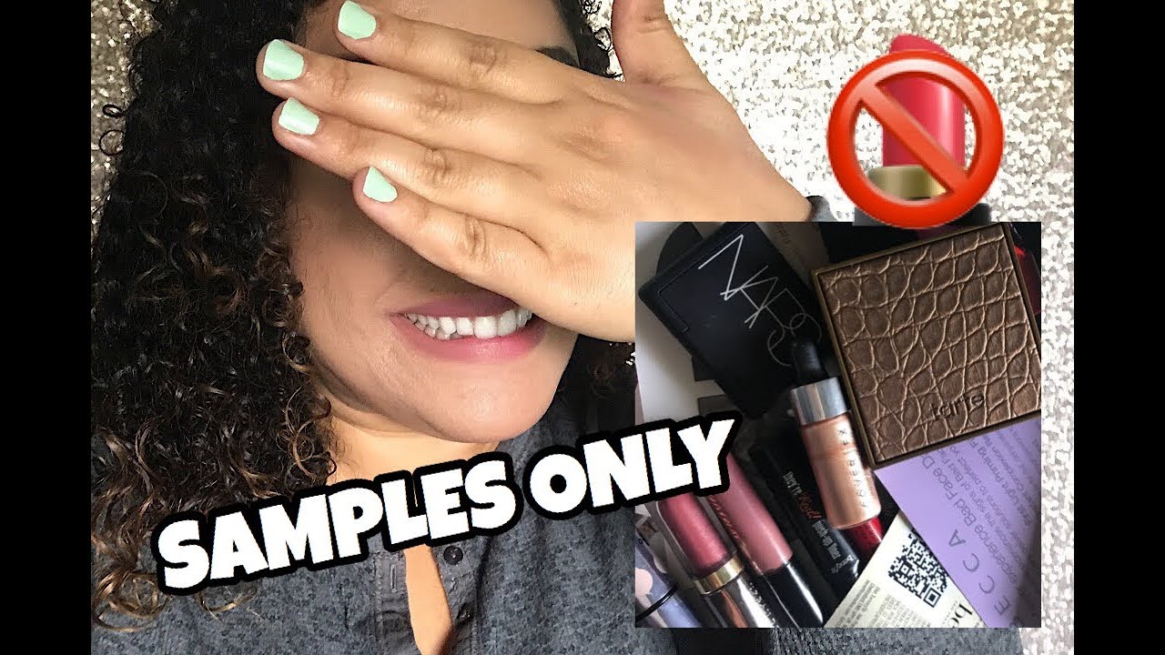 FULL FACE MAKEUP USING SAMPLES ONLY