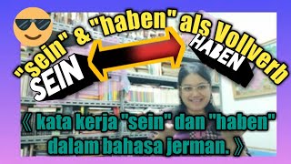 'sein' & 'haben' als Vollverb | 'sein' dan 'haben' sebagai kata kerja penuh (Vollverb).