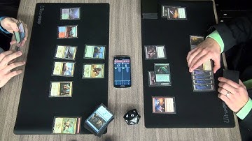 FNM 1-16-15 KTK Standard Round 2 Tim (5 Color Control) vs Dan (Monoblack Devotion) Game 1