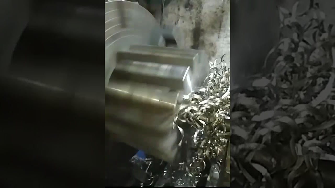 Metal chips stuck during bore 8"gear pinion 