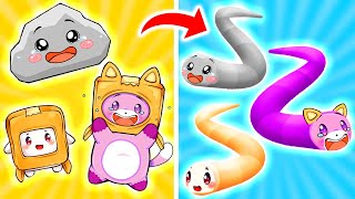 LANKYBOX Become WORMS In ROBLOX WILD WORMS! (FUNNIEST GAME!)