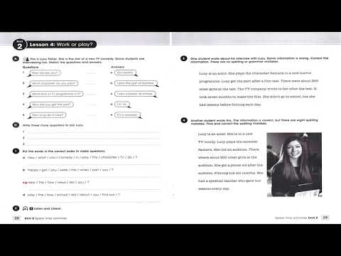 حل صفحة 28 و 29 نشاط انكليزي ثالث متوسط 2024