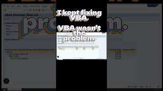 I Spent Hours Debugging VBA… The Bug Was In SAP 😅 #Shorts