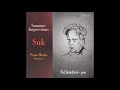 Josef Suk : About Mother, five pieces for solo piano Op. 28 (1907)