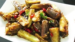 Cara memasak terong ala Chinese Food - Durasi: 12.02. 
