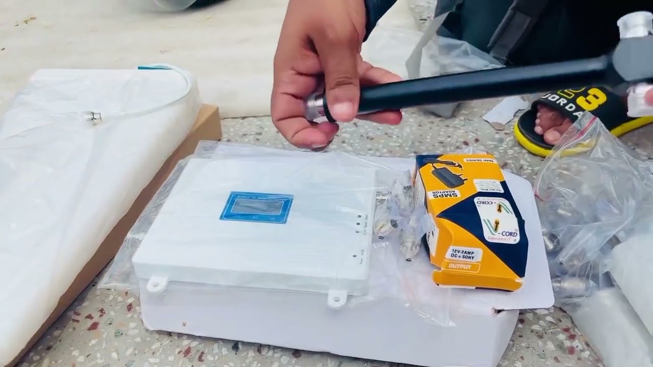 Mobile signal booster installation step by step | 1 booster 4 floor per cover  network data increase