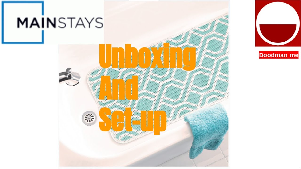 Mainstays Waffle Cushioned Bathtub Mat YouTube