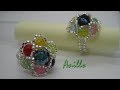 DIY- Anillo de cristales de colores -Ring of colored crystals- خاتم من البلورات الملونة