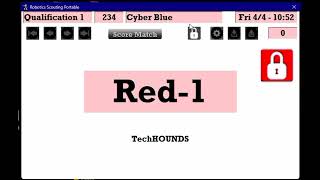Robotics Scouting Software System Video #4 screenshot 1